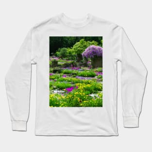 Ruins Covered With Flowers Long Sleeve T-Shirt